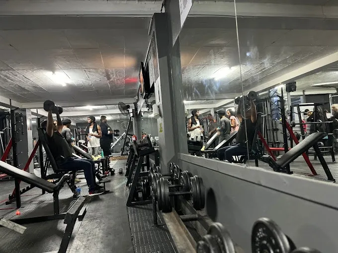 Members training on the gym floor