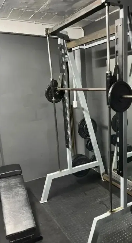 Smith machine and bench